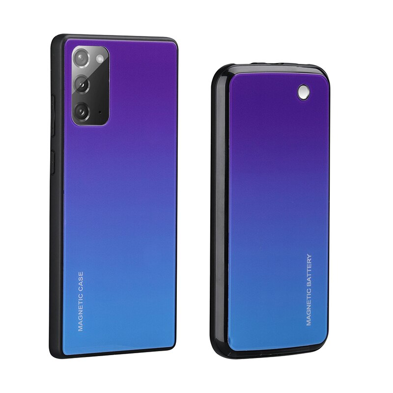 Magnetische Wireless Battery Charger Case Voor Samsung Galaxy Note 20 Ultra Case 5000Mah Draadloze Oplader Externe Batterij Powerbank