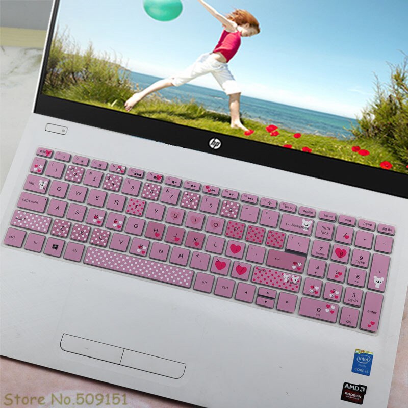 15.6" Laptop Keyboard Cover Protector For HP Pavilion Gaming 15 15-dk0045tx 15 ec0013dx 15-ec0013ax ec0042ax 15-dk 15-ec Series