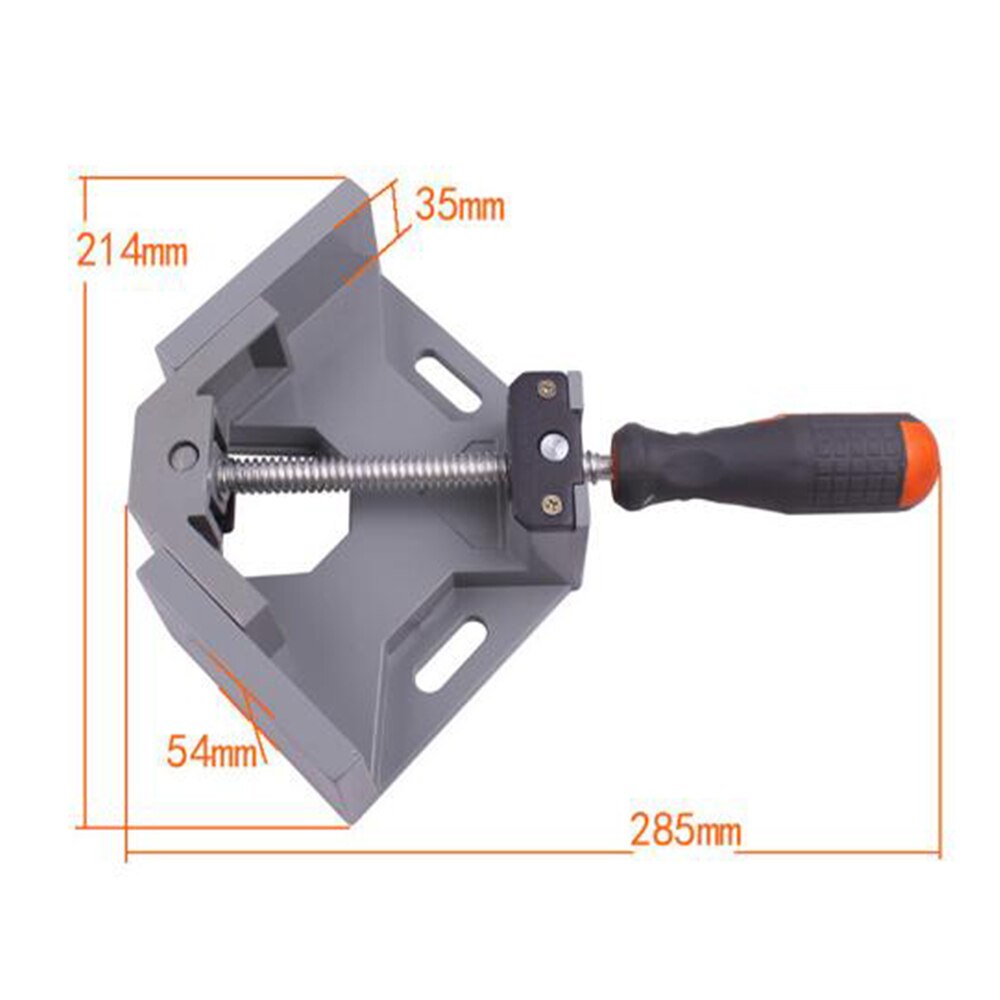 Aluminium Enkele Handvat 90 Graden Haakse Clamp Houtbewerking Frame Clip Hoek Map Tool