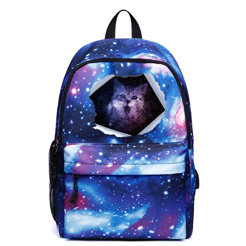 Mochilas escolares de carregamento usb lona mochila sacos de escola para adolescentes menino meninas grande capacidade de viagem mochila: 03