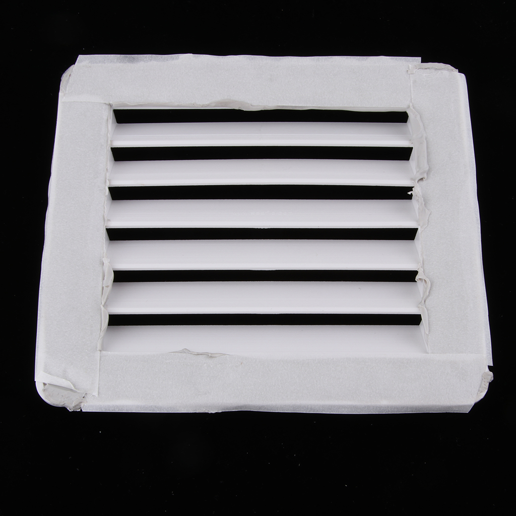 Wit Rechthoekige Boot Vent Louvre Kleine Voor Marine Boot Rv Camper