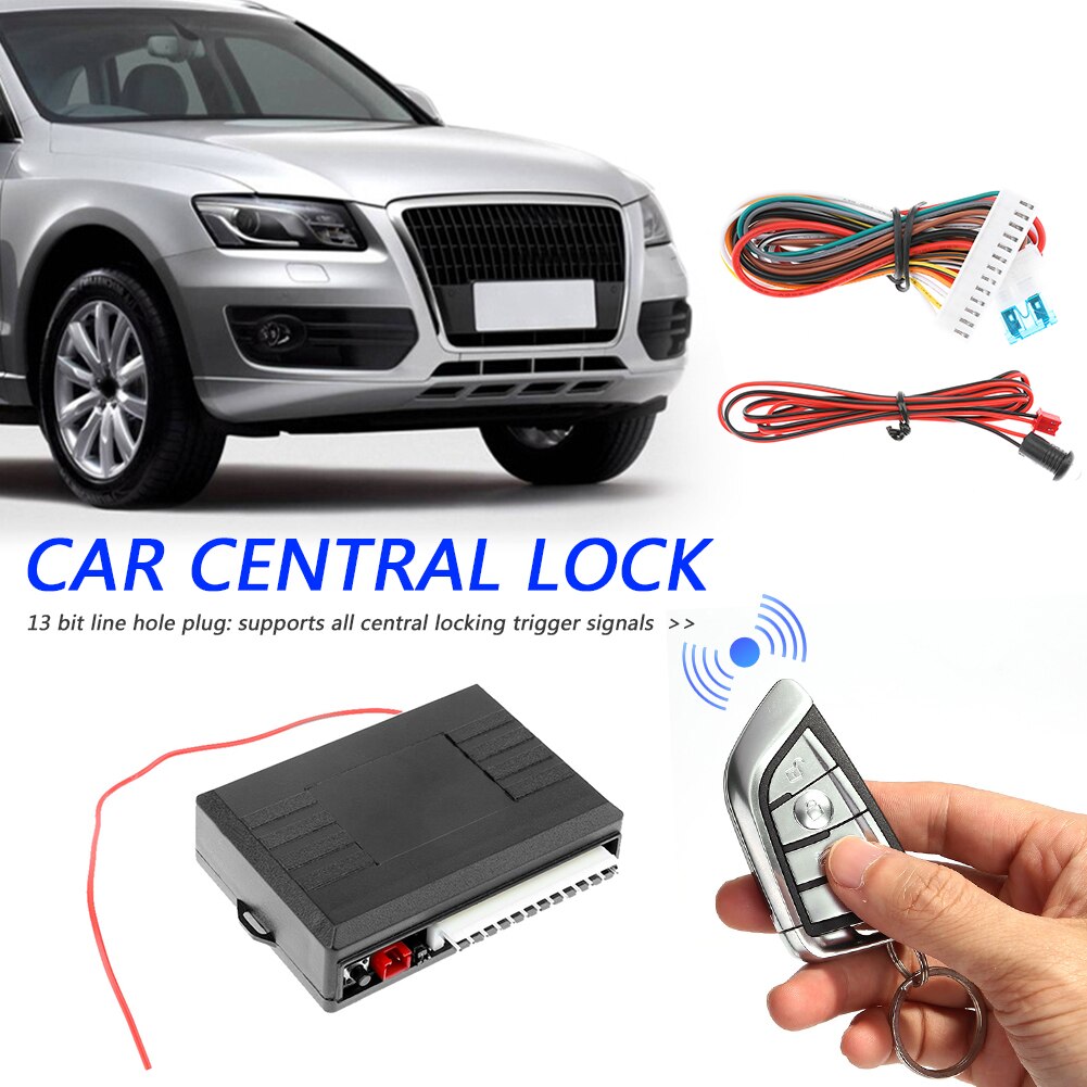 Car Remote Central Door Lock Kit Remote Control Keyless Alarm System 405/T304 Keychain Central Kit System Button