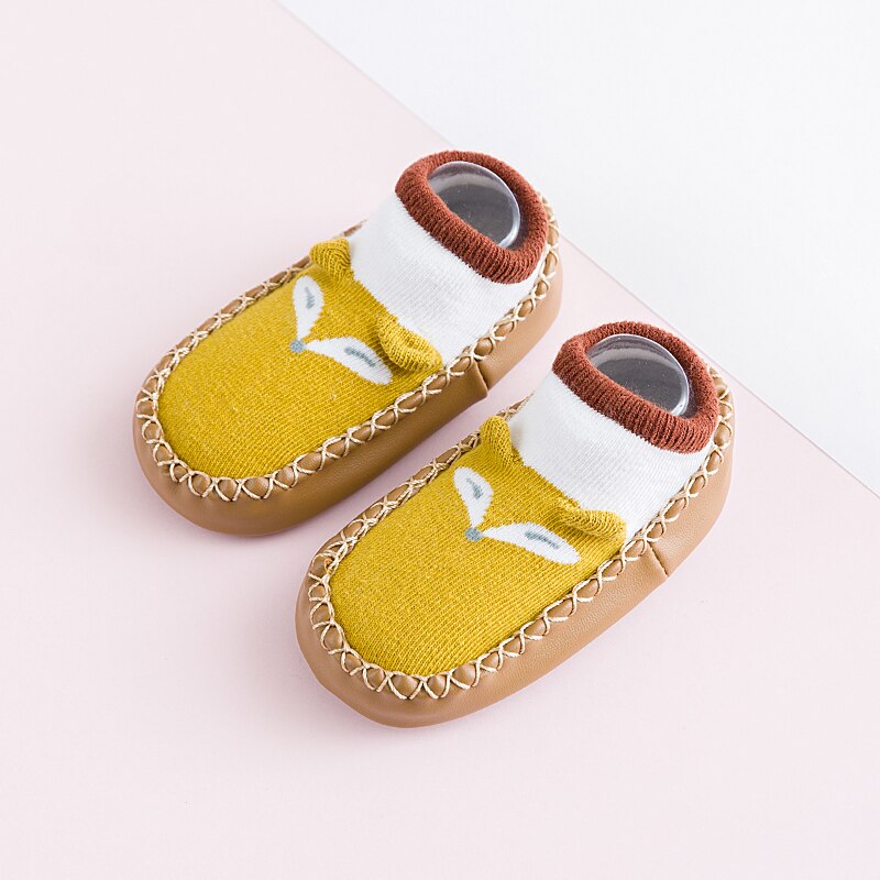 Zeven & Mami Lente Zachte Bodem Cartoon Floor Sokken Antislip Peuter Meisje Jongen Schoenen Floor Sokken Kinderen Kids indoor Leren Zool: TX002-5 / XS(0-10M)