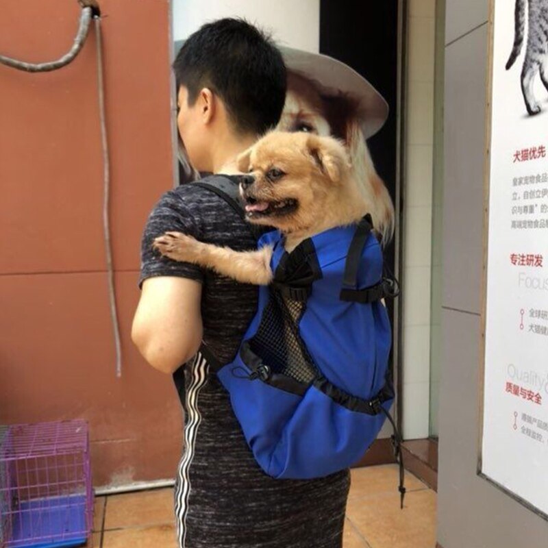 Pet Dog Carrier Backpack Ventilation Breathable Bicycle Motorcycle Outdoor Hiking Sport Bike Travel Bag for Medium Large Dogs