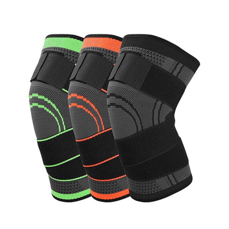 1PC Knee Support Protective Sports Knee Pad Breathable Bandage Knee Brace Basketball Tennis Cycling