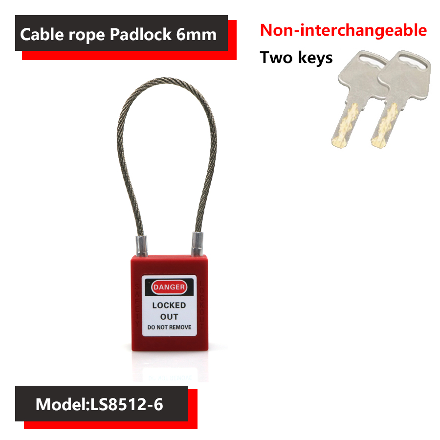 38mm industriële veiligheidshangsloten, loto-vergrendeling, nylon technische beugel, persoonlijke energievergrendeling, directe meerdere specificaties: Zandsteen