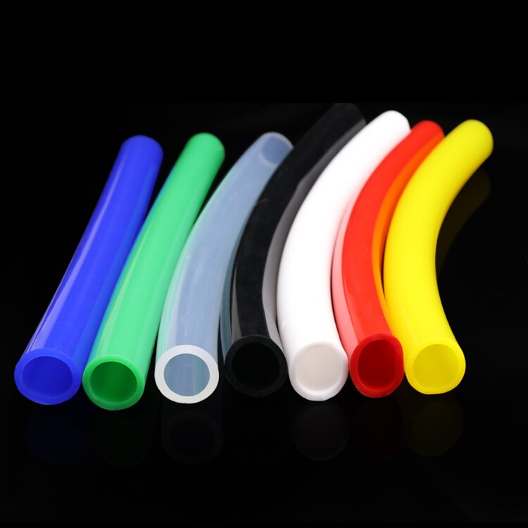 Silicone Tubing 1/2" ID X 5/8" OD – Clear Flexible Rubber Hose Pipe For Air, Water, Aquariums & More, 3.3ft Length, High-Temp Resistant (-76°F To 428°F)