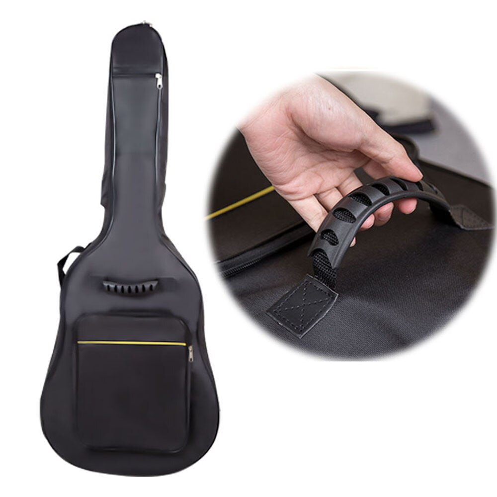 Gitaar Tas Voor 40 "41" XAZ5 600D Waterdichte Gitaar Case Dubbele Strap Padded Zwarte Gitaar Case Rugzak Schouder band Klassieke