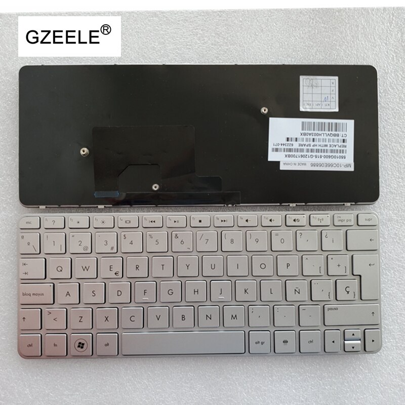 GZEELE Keyboard for HP Mini 1103, 110-3500, 210-2000, 210-4000 Series Laptops - Spanish Layout