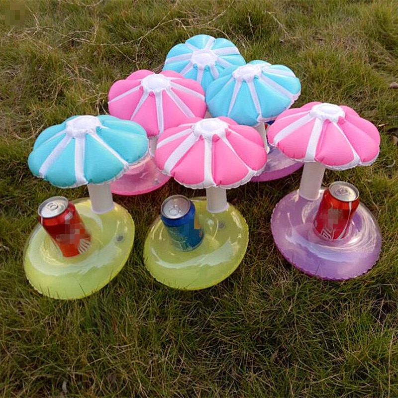 zomer strand zwembad parasol stijl drinken bekerhouder Leven boei zwemmen ring Cartoon eenhoorn cola bekerhouder zwembad speelgoed