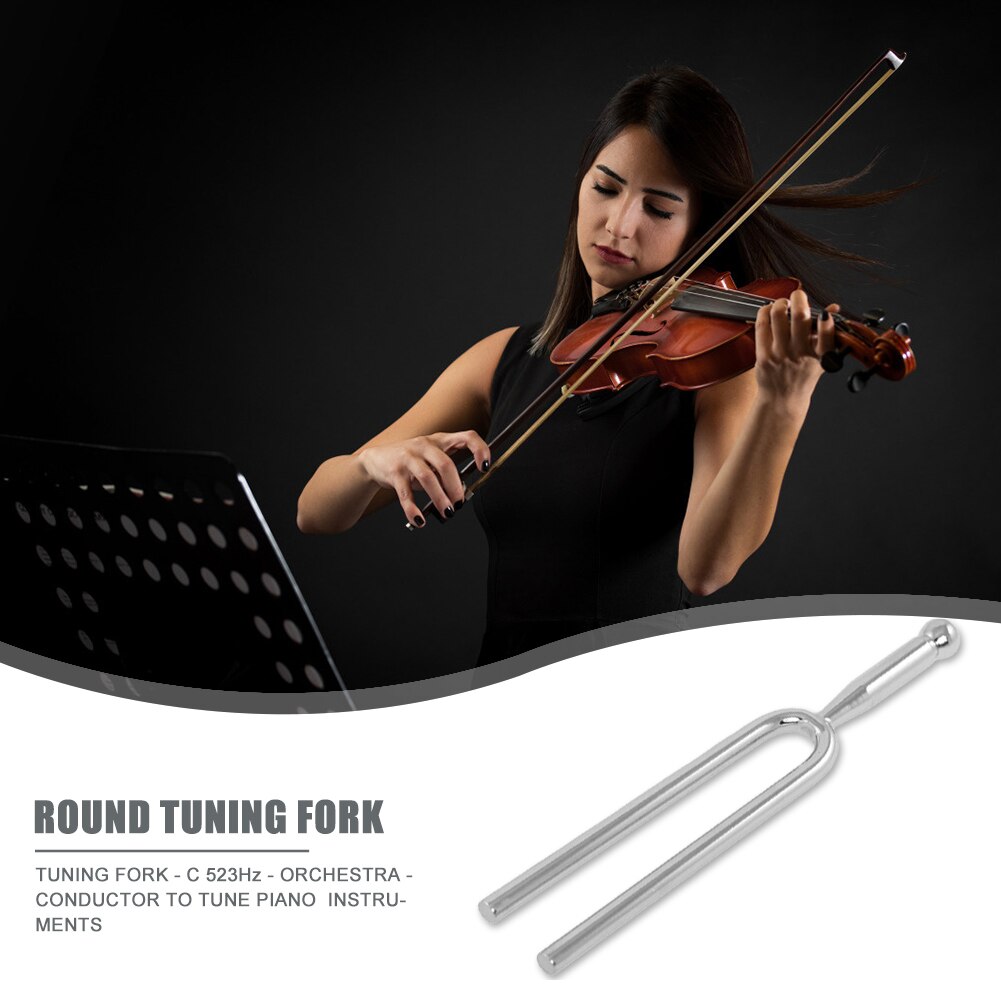 440Hz A diapason acier inoxydable A ton diapason accordeur Instrument de musique accessoires pour violon guitare