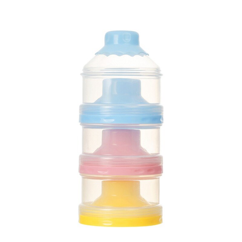 Baby Draagbare Melkpoeder Formule Dispenser Voedsel Container Opslag Zuigfles Peuter Kids Drie Raster Voedsel Opbergdoos: B1