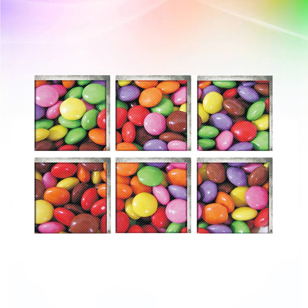 6 Pcs 3D Bad Stickers Mode Muurstickers Voor Wc Badkamer Muren