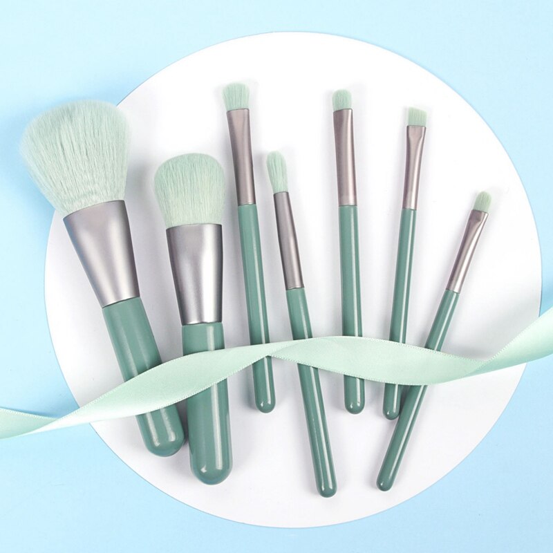 Set van 7 make-upkwasten voor cosmetische foundation, poeder, oogschaduw en make-upkwasten, eenvoudig te gebruiken