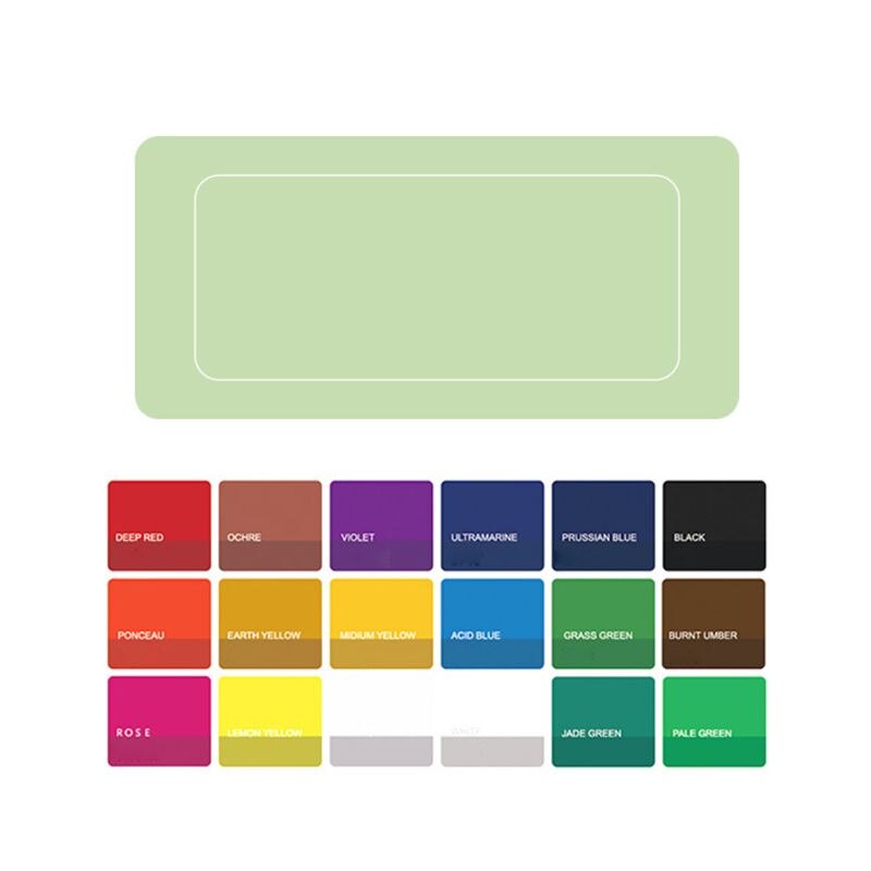 1 kasse 18/24 farver gouache maling sæt med palet 30ml akvarel maleri til kunstnere studerende leverer giftfri: C