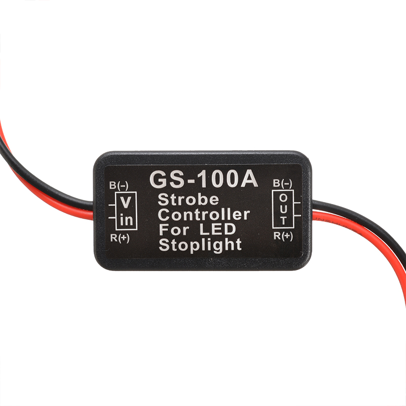 Nowkont 2 PCS Car Brake Light Flasher Controller, 12V-24V DC Safety
