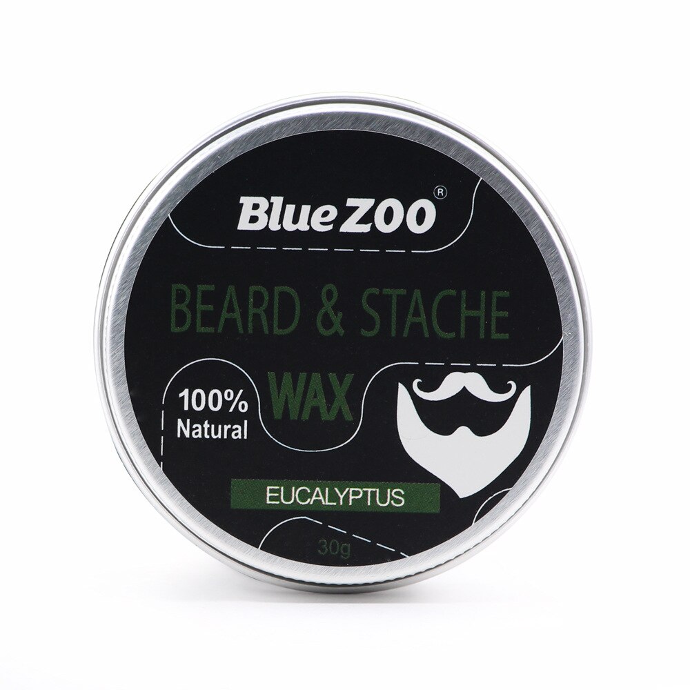 Bleu Zoo bio revitalisant hydratant barbe soin naturel hommes barbe cheveux cire baume cire pour hommes quotidien barbe style 2092: Eucalyptus