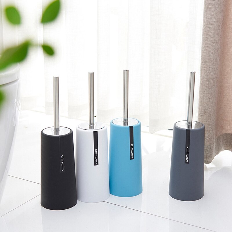 Plain Toilet Brush Set Bathroom Cleaning Brush Long Handle Toilet Brush Toilet Toilet Brush Black