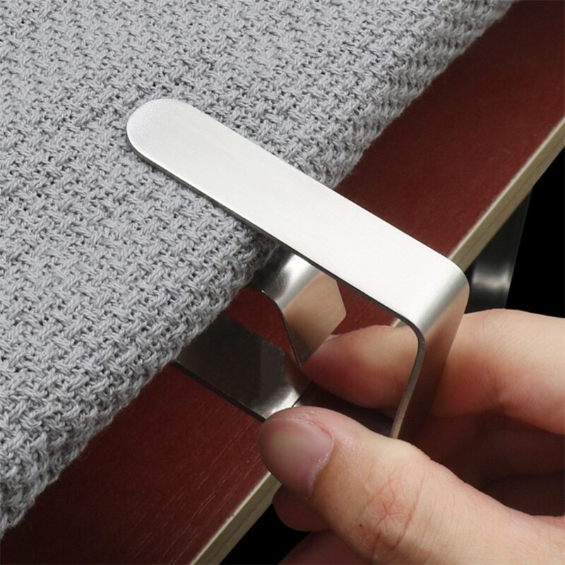8/16 Pcs Tafelkleed Clips Rvs Tafelkleed Klemmen Flexibele Picknicktafel Cover Houders