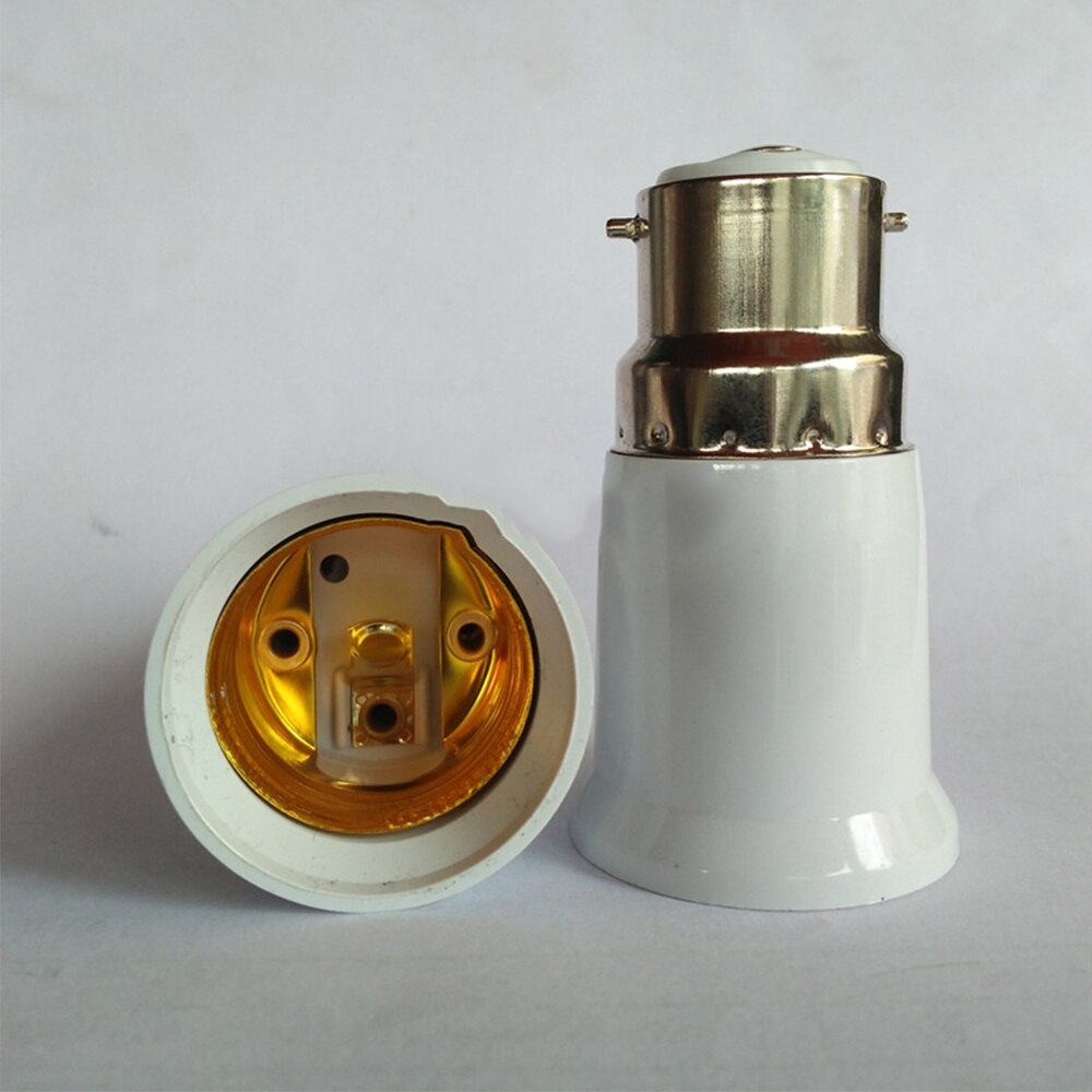 1 pz B22 per E27 Convertitori Supporto Della Lampada Al di Fuori B22 Verso L'interno E27 Esterno A Baionetta per La Vite Interna di Conversione testa della lampada