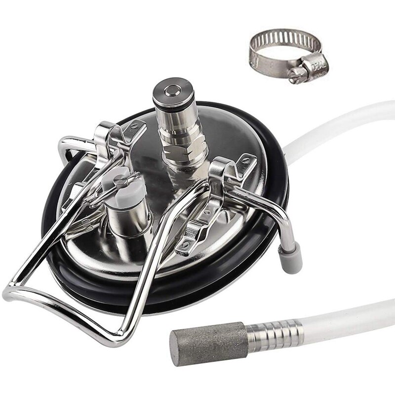 Mini Vaatje Stijl Growler RVS Bier Homebrew Vat met Spiraal Deksel Draagbare Bier Ambachtelijke Vat voor Thuis Hotel Benodigdheden(3.6L