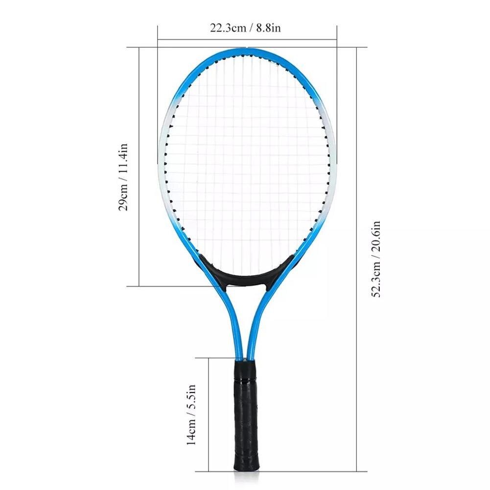 1 paar freundlicher Tennis Schläger einstellen Eisen 2 Stück Legierung Nylon Schläger Eine Kugel mit Tasche für Anfänger Ausbildung draussen Tennis