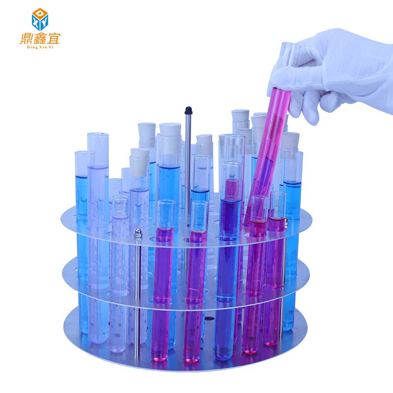 DXY Oil Bath Pot Test Tube Rack Round High Temperature Resistant Test Tube Rack Aluminum Test Tube Cage Iron Wire Cage