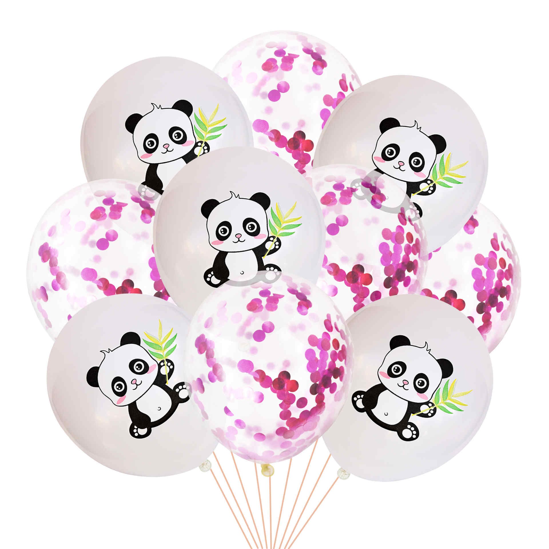 12 inch Latex Leuke Panda Print Ballon Dier Ballon kinderen Birthday Party Day Decoratie