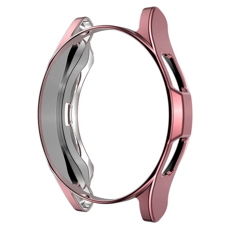 Coque de protection en silicone Tpu pour Samsung Galaxy Watch 4, 4,46mm 42mm, étui classique pour montre intelligente: Rose / Galaxy Watch 4 46MM