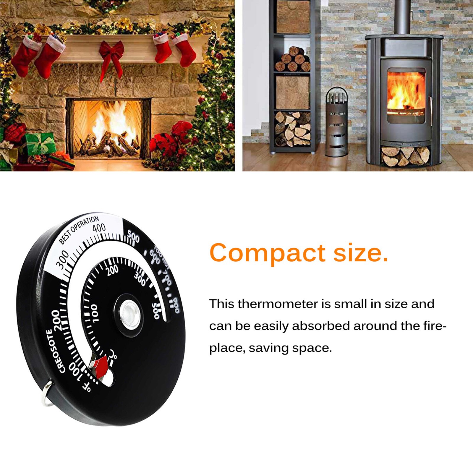 Mini Dial Thermometer Stainless Steel Temperature Gauge Oven Cooker Thermometer For Home Kitchen Food BBQ Thermometer