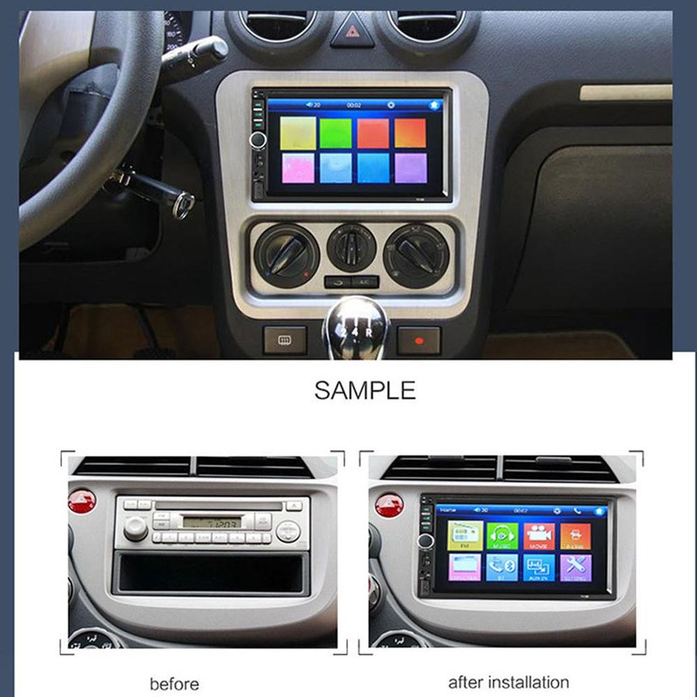 Mp5 Car Display Car Dual Spindle Mp4 Card Multimedia Player Multimedia Player 7 Inch Mp5 Car Display 7018B