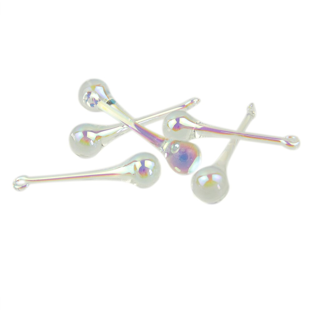 16 x 60mm/20 x 80mm ab regndråper krystall lysekrone deler lampe glass hengende anheng krystallperler gardin tilbehør