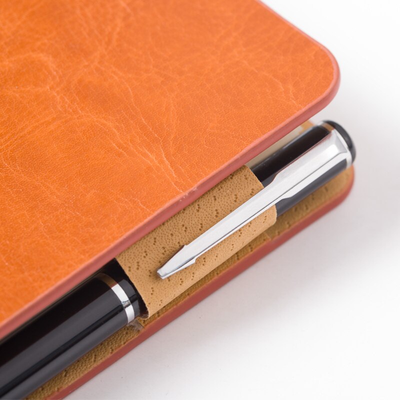 Hard Back Mini Refillable Leather Travelers Planner Small Journal Pocket Notebook Notepad