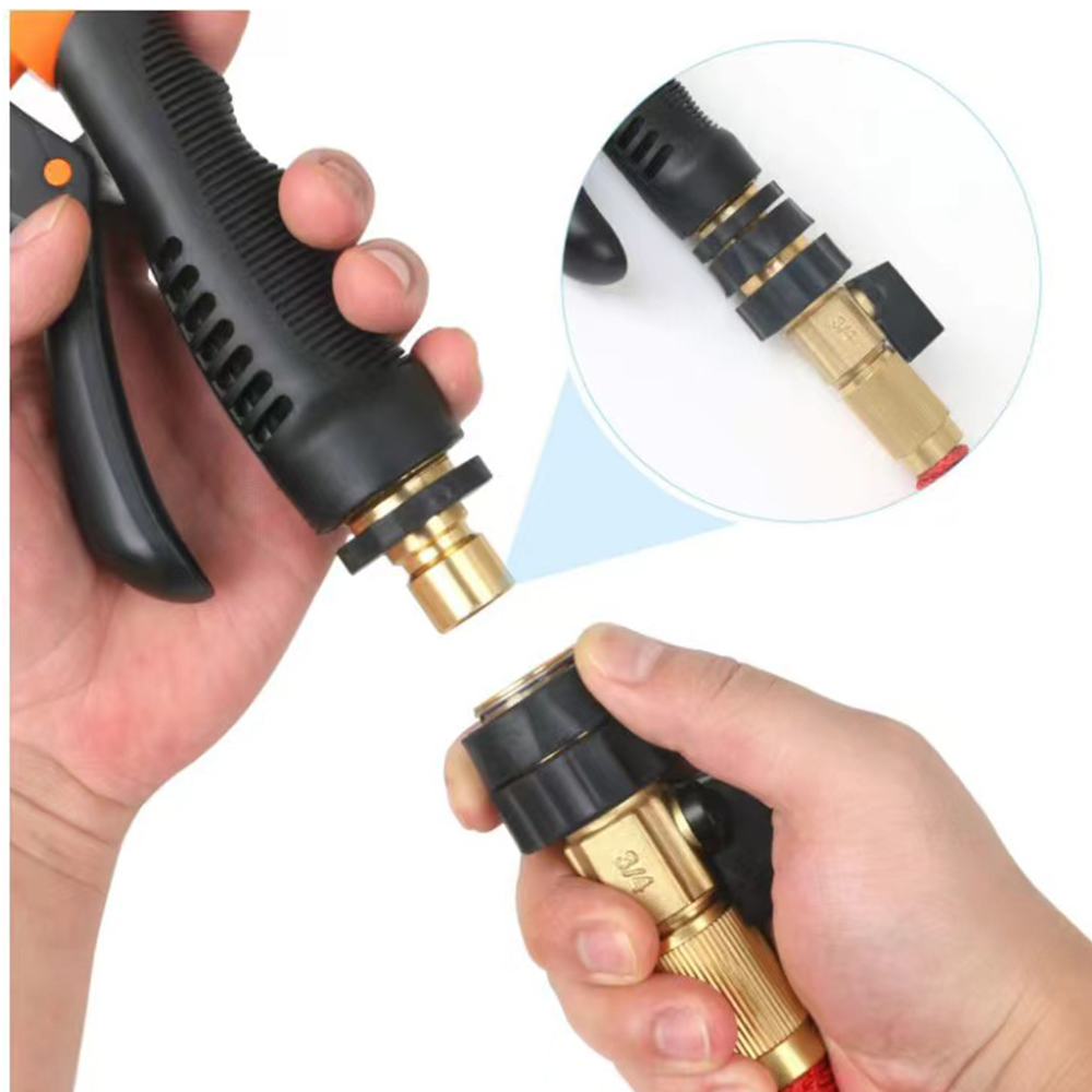 Garden Hose Quick Connector 3/4 Inch Male and Female Garden Hose Connector Quick Connector Garden Hose Accessories