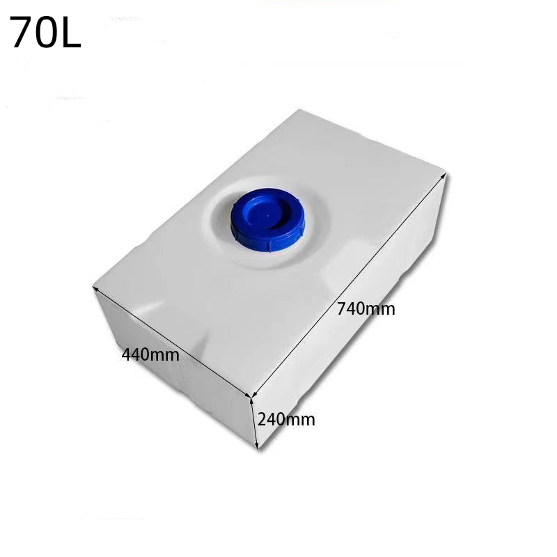 40L/60L/70L RV Water Tank Transformation Horizontal Car Water Tank Plastic Bucket High Temperature Square Water Tank
