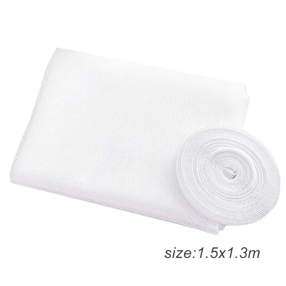 1.5*1.3 M Window Door Screen DIY Flyscreen Curtain Insect Screen Fly Mosquito Bug Window Door Mesh Screens Home Kitchen Use