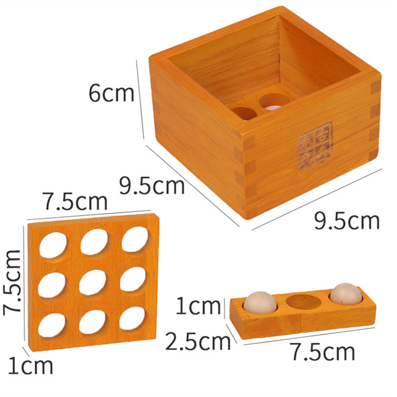Thirty-six stratagems brain teaser puzzle box for adults and children, unique iq test mind game, mental intelligence and habilitation games