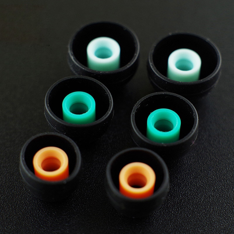 NICEHCK 1set 3pairs(6pcs) L M S In Ear Tips Earbuds Earphone Silicone Eartips/Ear Sleeve/Ear Tip/Earbud For Tf10 IM50 IE80 UE900