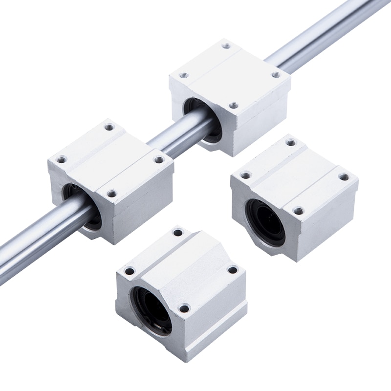 4 Uds. SCS 6/8/10/12/13/16/20/25/30 UU/ LUU unidades de deslizamiento lineare de bolas bloque de rodamiento CNC Router 3D