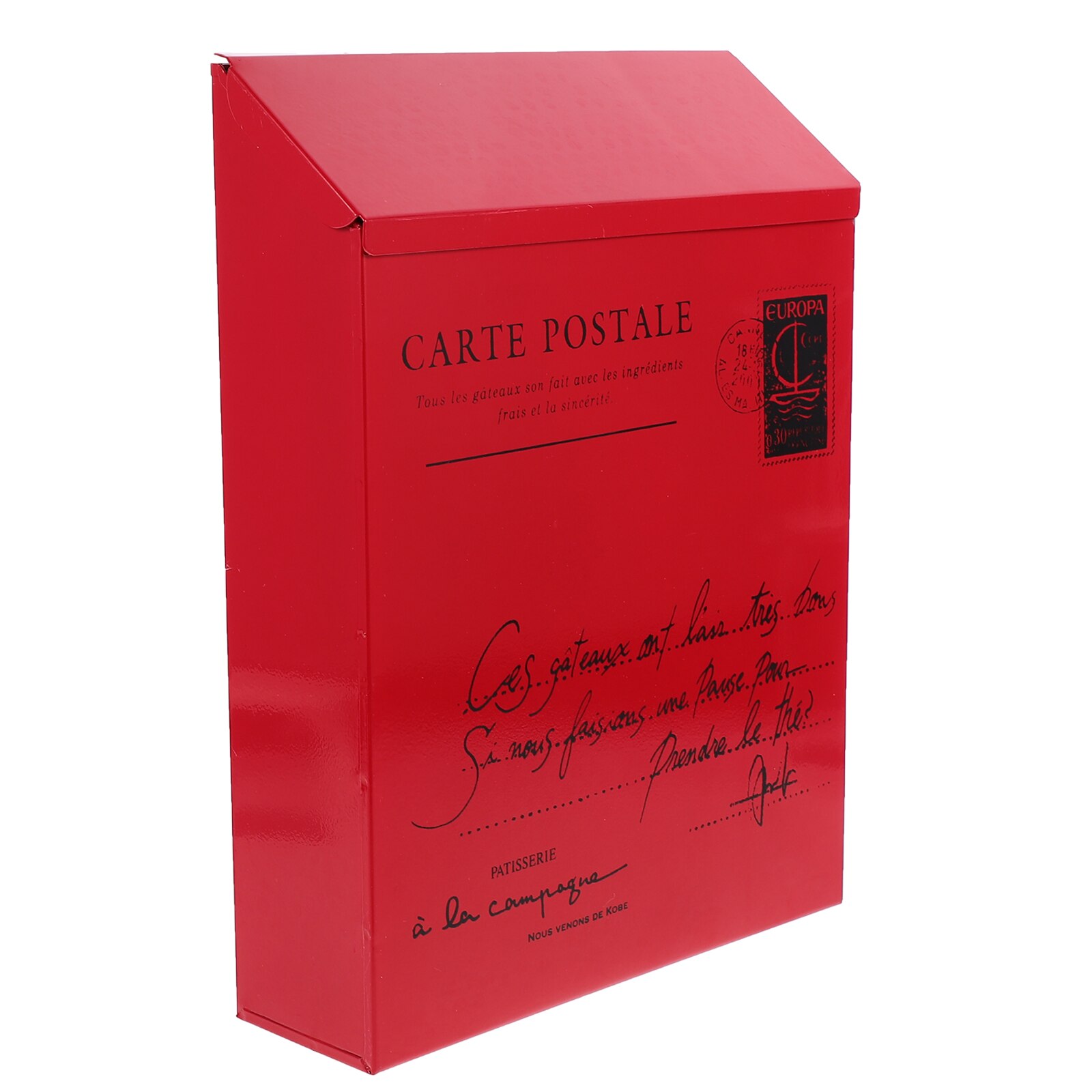 Vintage Mailbox Afsluitbare Mail Box Suggestie Doos Retro Wandmontage Mailbox