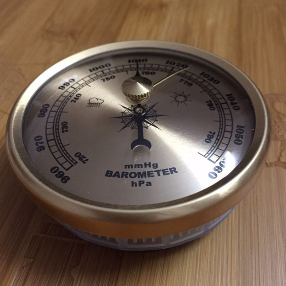 70mm barometer nauwkeurigheid atmosferische wand hangende analoge meter multifunctioneel thuis weerstation luchtdruk metaal draagbaar