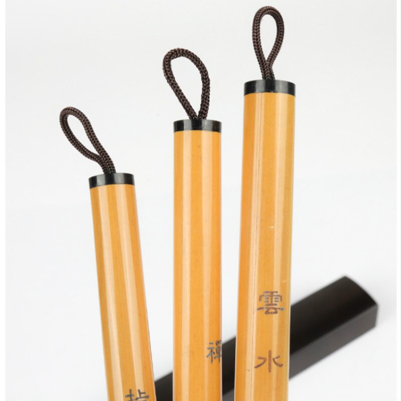 Landscape Ink Painting Calligraphy Brush Pen 3pcs Ancient Crafts Chinese Calligraphy Pen Multiple Hair Brush Pen Set Tinta China