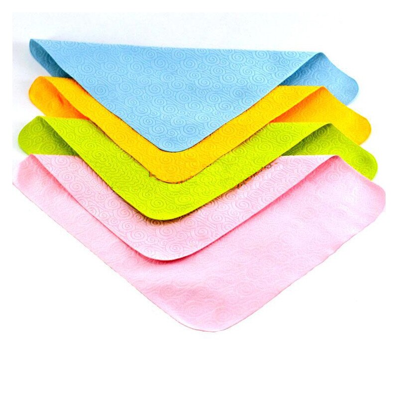 100pcs 4colors Auspicious cloud pattern blue green pink yellow glasses cloth camera cloth lens cloth cleaning cloth camera clean: 4colors