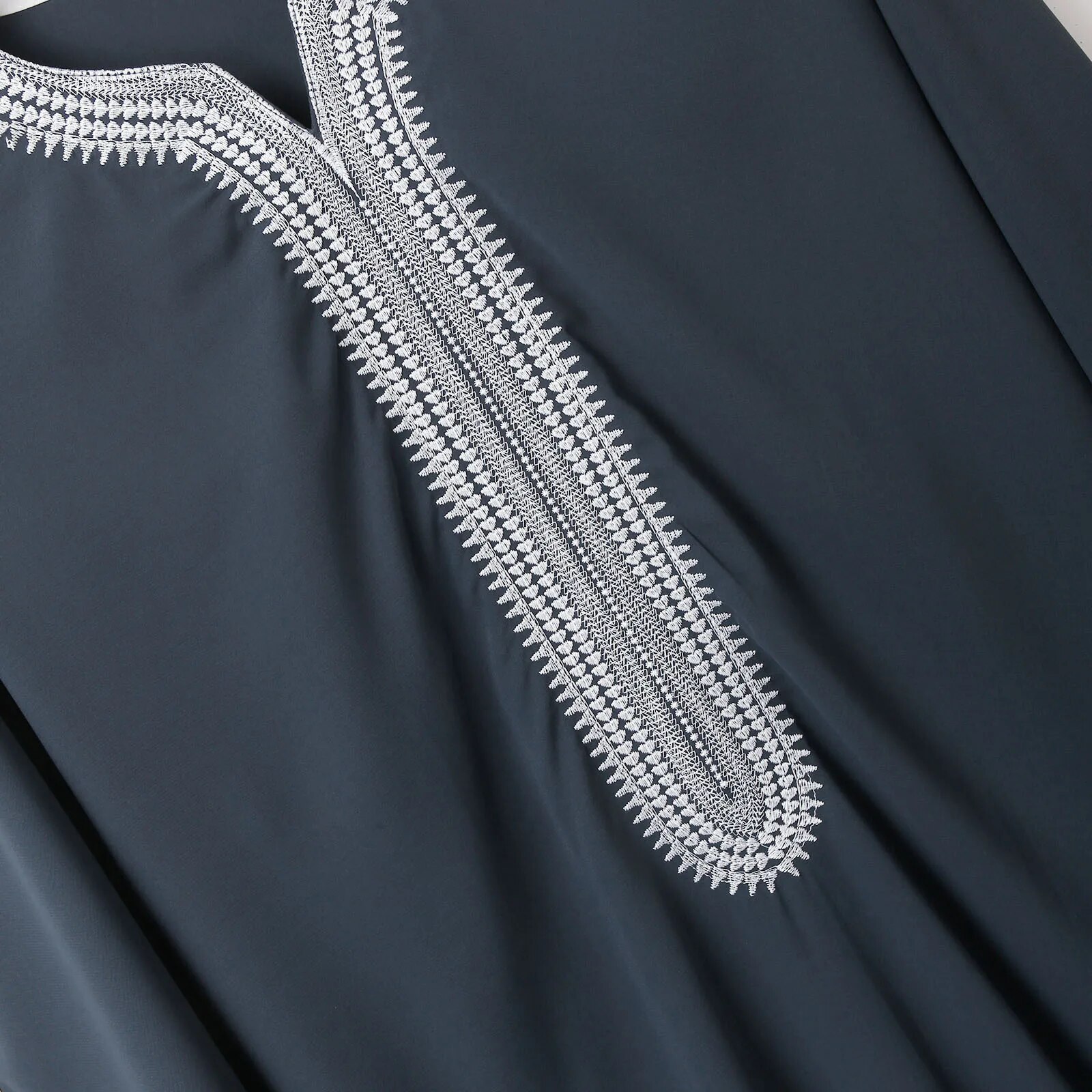 2023 bestickte traditionelle Männer Boubou Jalabiyas Jubbah Muslim HERREN Thobe Marokko Thobes Islamische Kleidung Ramadan Kleid Abaya