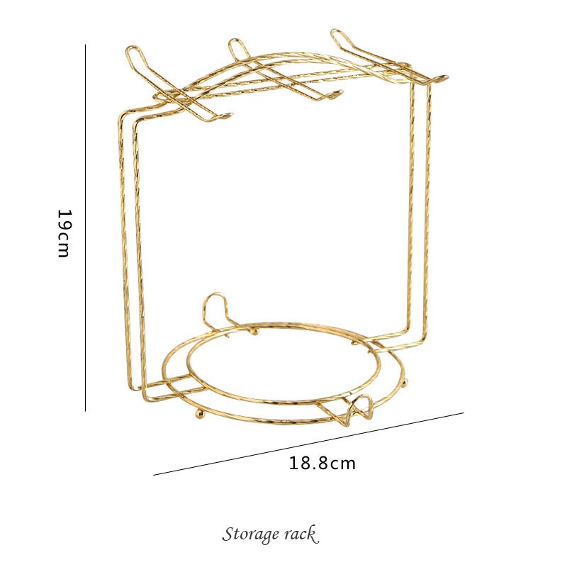 European Vintage Coffee Cup Saucer Set Ceramic Phnom Penh Teacup Teapot Home Kitchen Supplies Party Tea Set Housewarming: Storage rack B