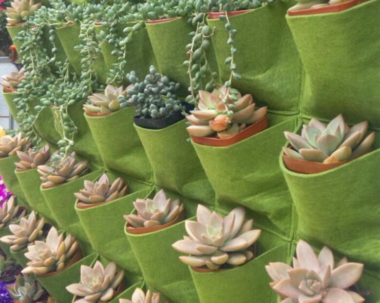 Grøn 3mm håndarbejde filt håndlavet diy håndværk syning håndværk plantepose materiale hårdt 90cm ved gård