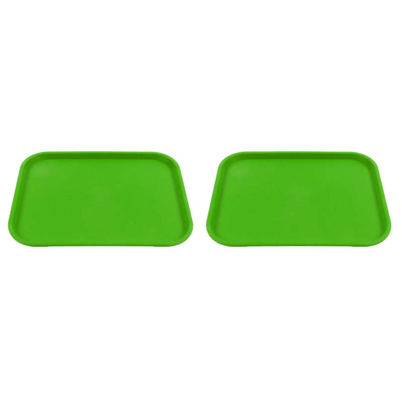 Food Service Tray Fast Food Tray Rectangular for Dessert Shops for Cafes for Restaurants: Green