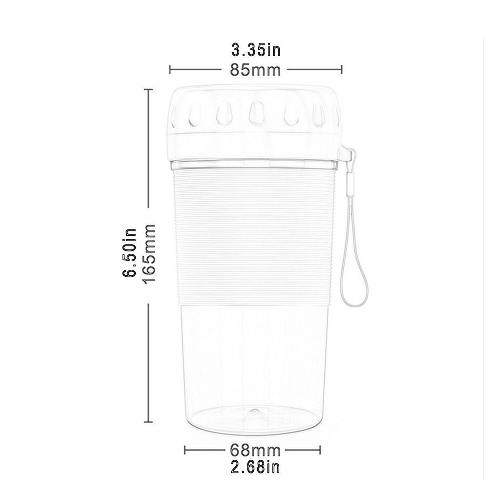 Licuadora eléctrica pequeña de frutas, batidora de alimentos, mini procesadora de alimentos, licuadora eléctrica de 300ML, mezcladora de cocina, exprimidor de fruta