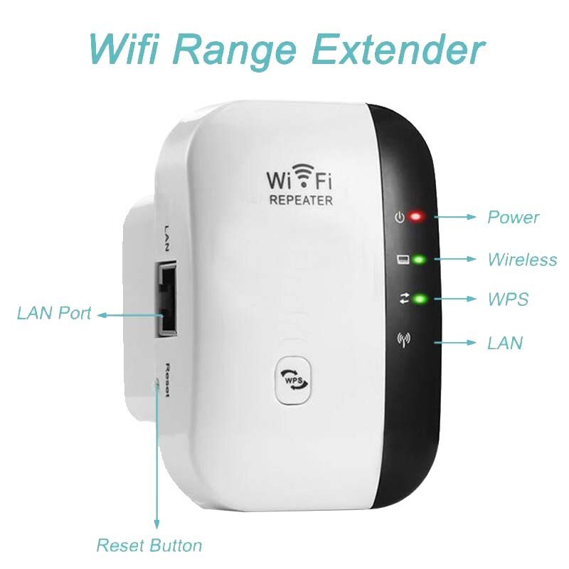 Wireless Wifi Repeater Wifi Extender 300Mbp Range Signal Booster WiFi Booster 2.4G G WiFi Ultraboost Access Point