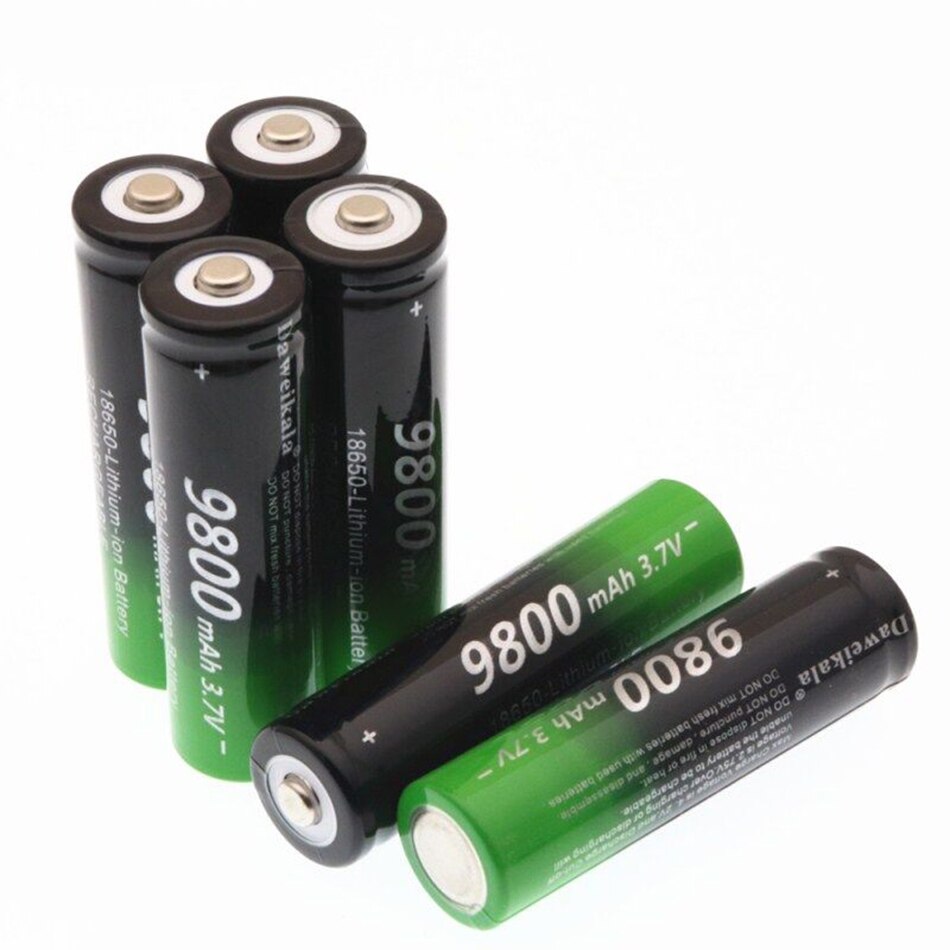 18650 bateria wysokiej jakości 9800mAh 3.7V 18650 akumulatory litowo-jonowe akumulator do latarki latarka + darmowa wysyłka